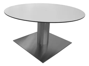 SLIM-76-X - Round stainless steel table _ Vela Arredamenti